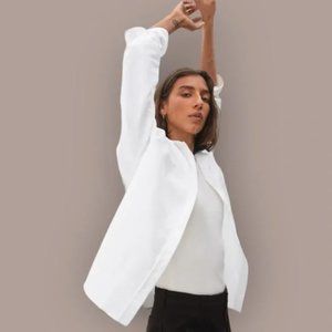 Everlane The Relaxed Oxford Shirt in White 8
